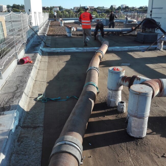 Toit Bâtiment - AES Aspiratrice