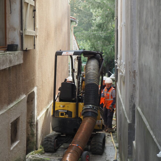 Aspiratrice travaux rue - AES Aspiratrice