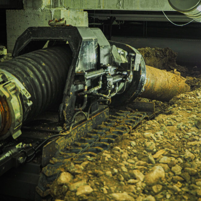 robot de terrassement - AES ASPIRATRICE